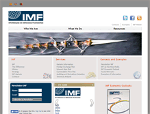 Tablet Screenshot of imf.pt